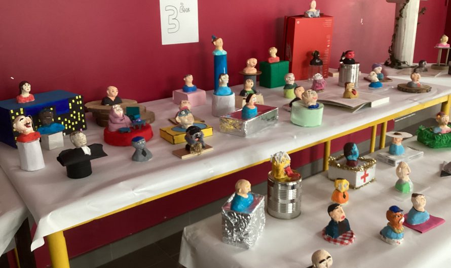 Exposition d’oeuvres d’art des élèves de 3ème!